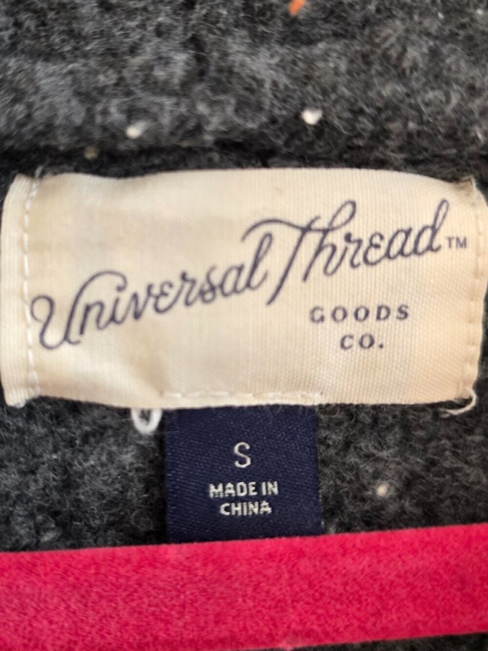 Universal Thread Button-Front Chunky Knit Cardigan - Charcoal - Picture 2 of 4